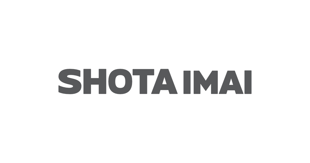BIOGRAPHY 今井翔太 SHOTA IMAI Artist
