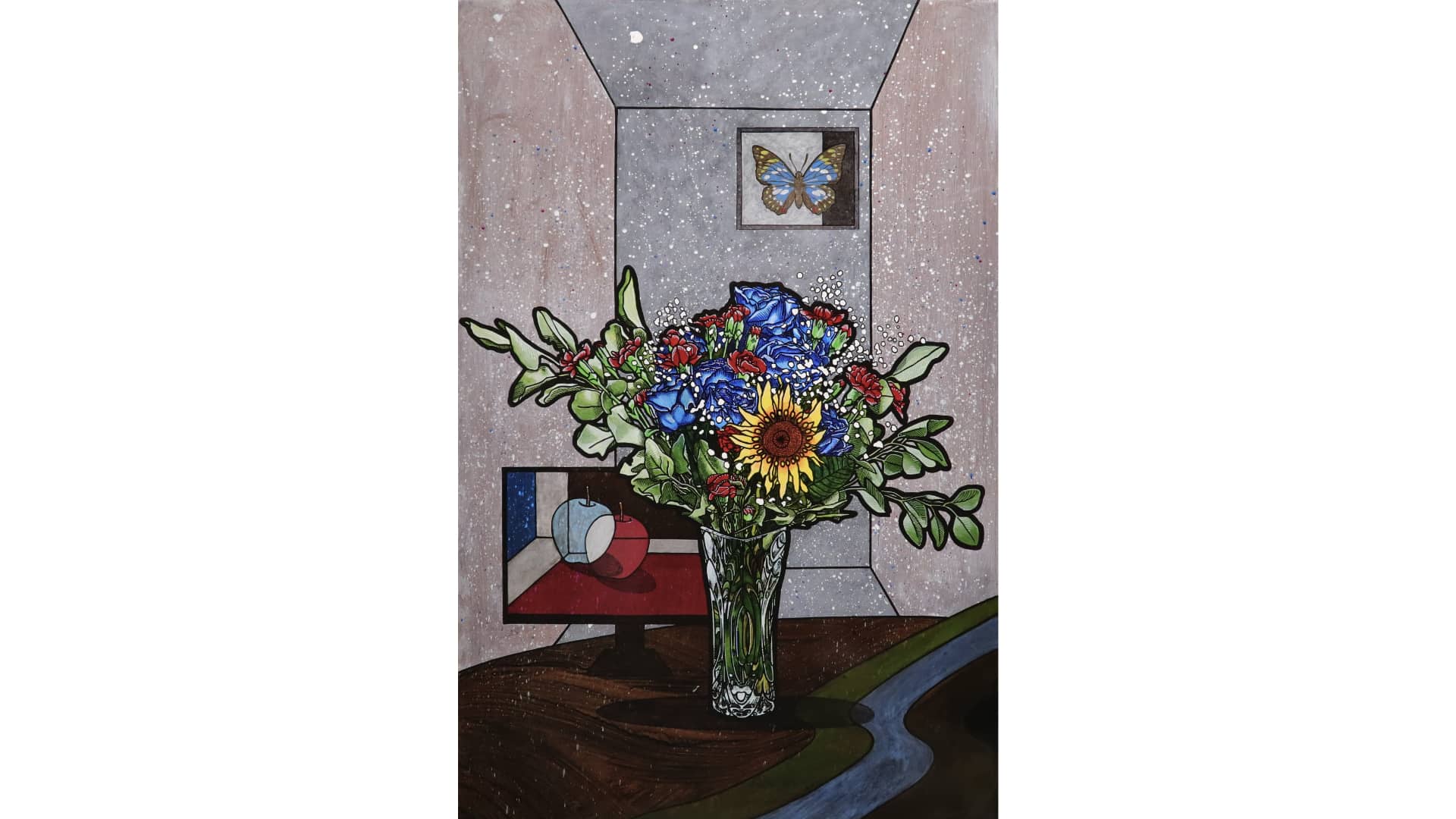 Artificial Nature Ⅰ, 2022, Acrylic on canvas, 803x530mm